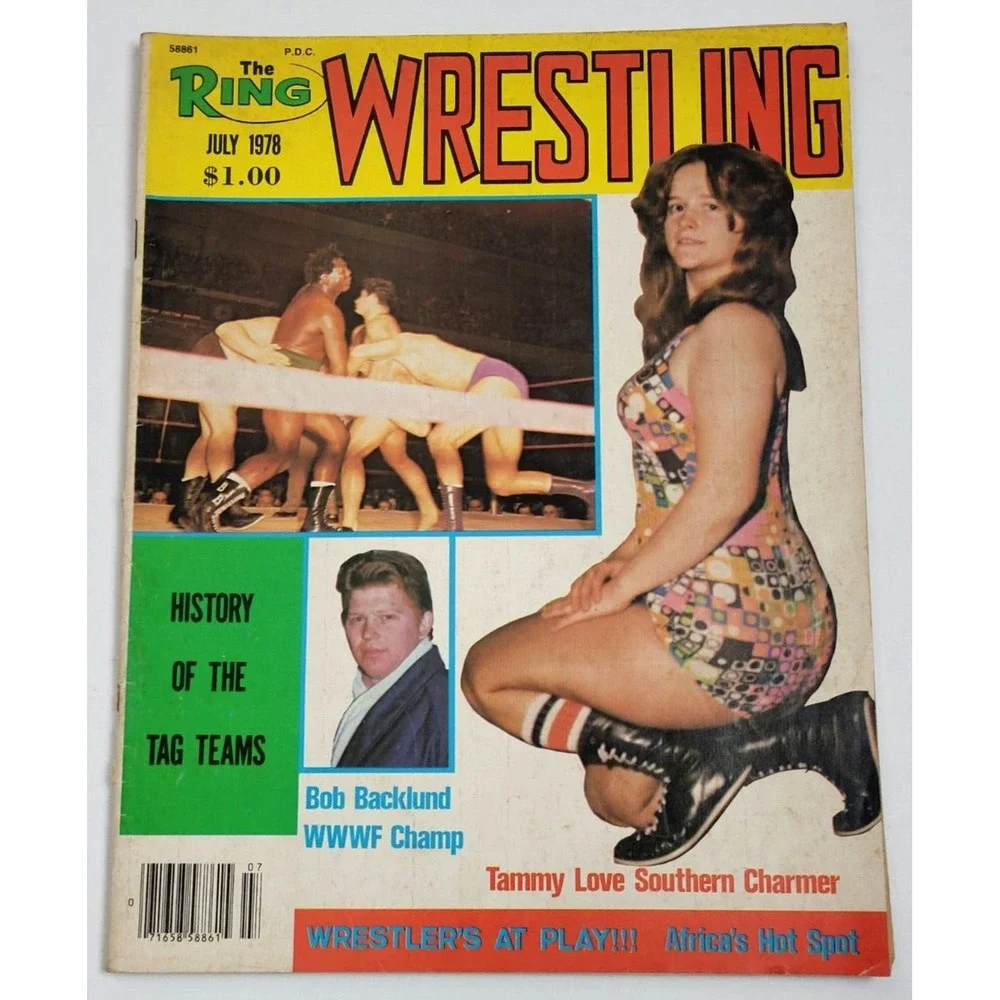 THE RING WRESTLING JULY 1978 -‎ OX BAKER / BOB BACKLUND / TAMMY LOVE / WWWF